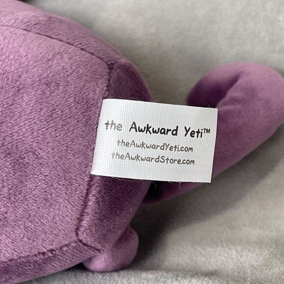 Spleen Plushie The Awkward Yeti Purple Ninja Body Parts Anatomical Anatomy Organ - Picture 4 of 7